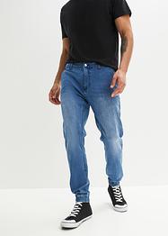 Stretchjeans, normal passform, raka ben, RAINBOW