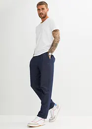 Trikåbyxa med denimlook, bonprix