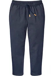 Trikåbyxa med denimlook, bonprix