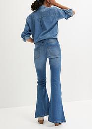Utsvängda jeans med låg midja, RAINBOW