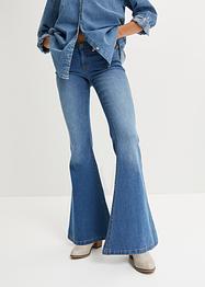 Utsvängda jeans med låg midja, RAINBOW