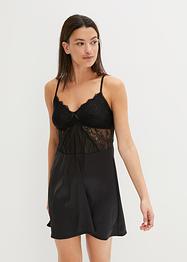 Negligé i satin, BODYFLIRT