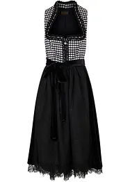 Dirndl med sammetskjol (2 delar), bonprix