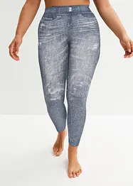 Sömlösa leggings med mjuk insida, bonprix