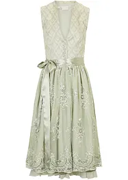 Dirndl med jacquard och broderi (2 delar), bonprix