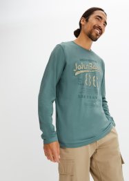 Långärmad T-shirt i ekologisk bomull, John Baner JEANSWEAR