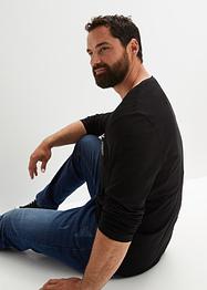 Farfarströja med 2-i-1 look, långärmad, John Baner JEANSWEAR