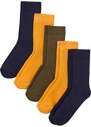 Termostrumpor för barn (5-pack), med ekologisk bomull, bpc bonprix collection