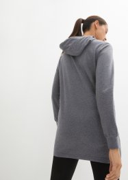 Extra lång sweatshirt med ficka, bpc bonprix collection