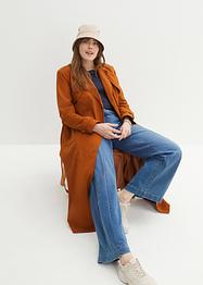 Vid trenchcoat med knytband, bpc bonprix collection