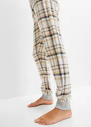 Pyjamas med flanellbyxa, bonprix