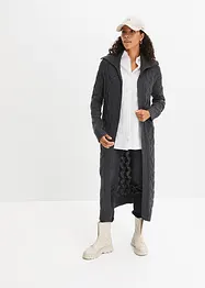 Lång cardigan med flätstickning, bonprix