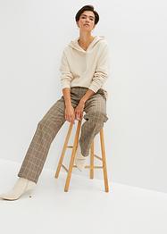 Sweatshirt med stickad look, RAINBOW