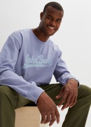 Sweatshirt med återvunnen polyester, ledig passform, John Baner JEANSWEAR