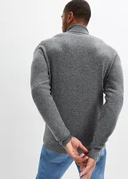 Ulltröja med Good Cashmere Standard®-andel, med polokrage, bonprix