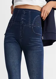 Sömlösa leggings med jeanslook och kraftigt formande effekt, bpc bonprix collection