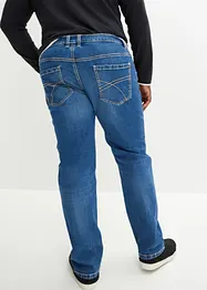 Stretchjeans med återvunnen bomull, regular fit, straight, bonprix