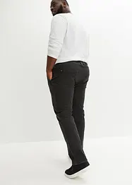 Dra på-jeans med bekvämt snitt, Regular Fit, Straight, bonprix