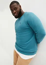 Sweatshirt med återvunnen polyester och raglanärmar, bonprix