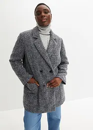 Kort kappa med yllelook, bonprix
