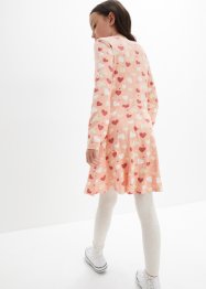 Långärmad jerseyklänning för flickor, bpc bonprix collection