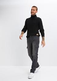 Stretchiga termojeans, normal passform, raka ben, John Baner JEANSWEAR