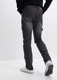 Stretchiga termojeans, normal passform, raka ben, John Baner JEANSWEAR