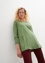 A-linjeformad longshirt i bomull, bonprix