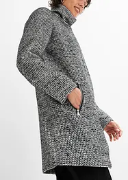 Avslappnad tunn kappa med yllelook, bonprix