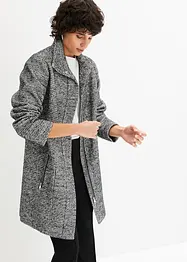 Avslappnad tunn kappa med yllelook, bonprix