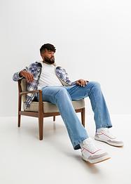 Stretchjeans, normal passform, bootcut, John Baner JEANSWEAR