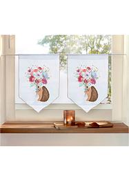 Cafégardin med igelkott, bpc living bonprix collection