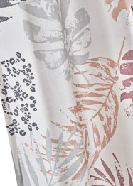 Gardinlängd med bladmönster i återunnen polyester (1-pack), bpc living bonprix collection