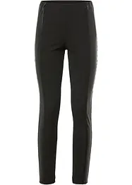 Leggings med infällning i skinnimitation, bonprix