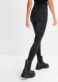 Sömlösa leggings med jeanslook och kraftigt formande effekt, bonprix