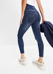 Sömlösa leggings med jeanslook och kraftigt formande effekt, bonprix