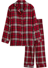 Vävd flanellpyjamas, bonprix