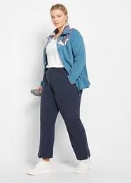 Fleecebyxa i dra på-modell med bekväm midja, bonprix