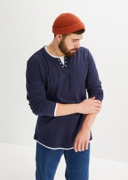 Långärmad 2-i-1-tröja med bekvämt snitt, bpc bonprix collection