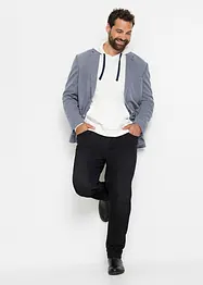 Sweatshirt med huva i ren bomull, bonprix
