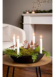 Prydnadspinnar med julmotiv (9-pack), bonprix