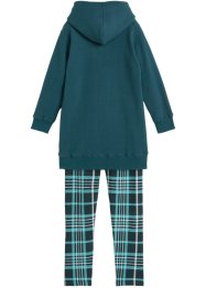 Fleecetröja + leggings för barn (2 delar), bpc bonprix collection
