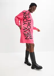 Jerseyklänning i oversizemodell med bomull, bonprix