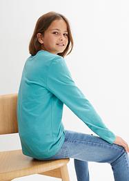 Långärmad topp för flickor (2-pack), bpc bonprix collection