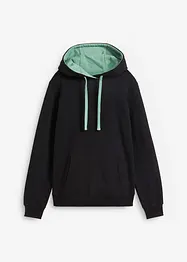 Sweatshirt med luva i ren ekologisk bomull, bonprix