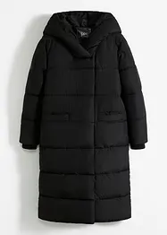 Vadderad oversizekappa med huva, gjord av återvunnen polyester, bonprix