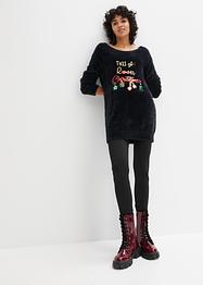Off shoulder-tröja med julmotiv, BODYFLIRT