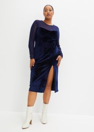 Klänning med meshinfällning, BODYFLIRT boutique
