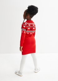 Lusemönstrad stickad klänning för barn, bpc bonprix collection