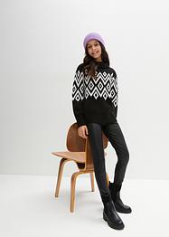 Glansiga barnleggings, bpc bonprix collection